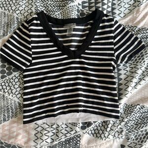 Eye Candy Striped Crop Top